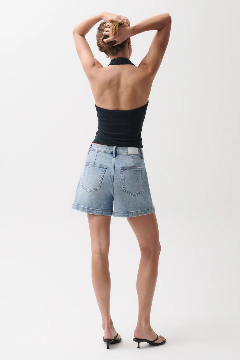 Pistola - Aoki High Rise A-Line Short w/ Detail