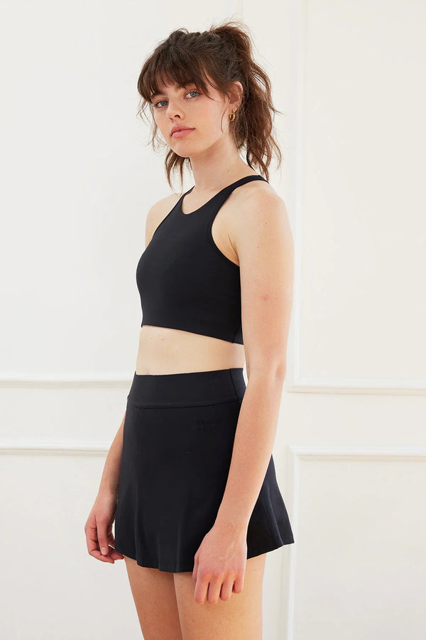 Cream Yoga - Black Evelyn Skort