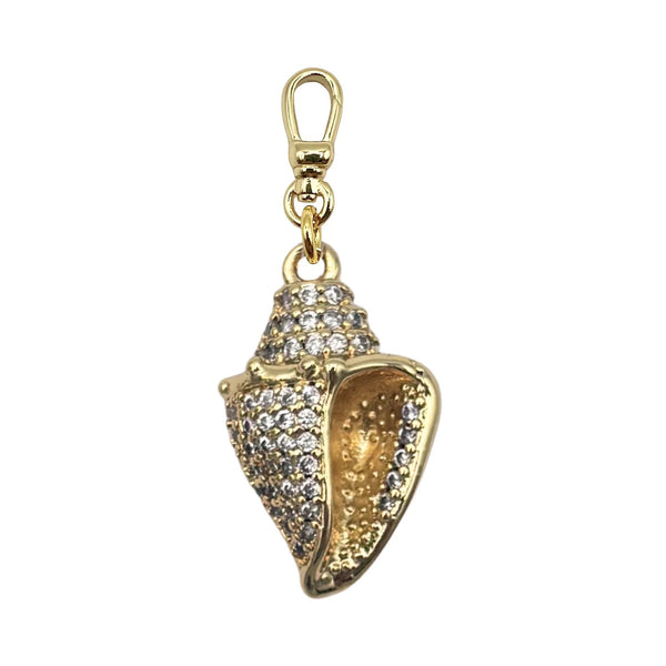 HOLST + LEE - Rhinestone Conch Charm