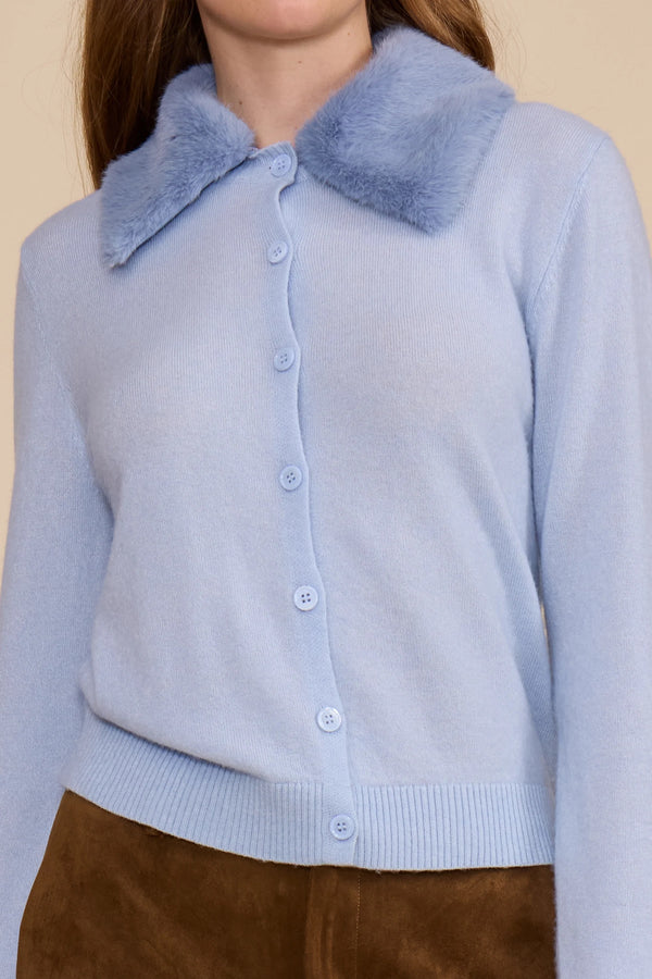Lucy Paris - Erica Faux Fur Cardigan
