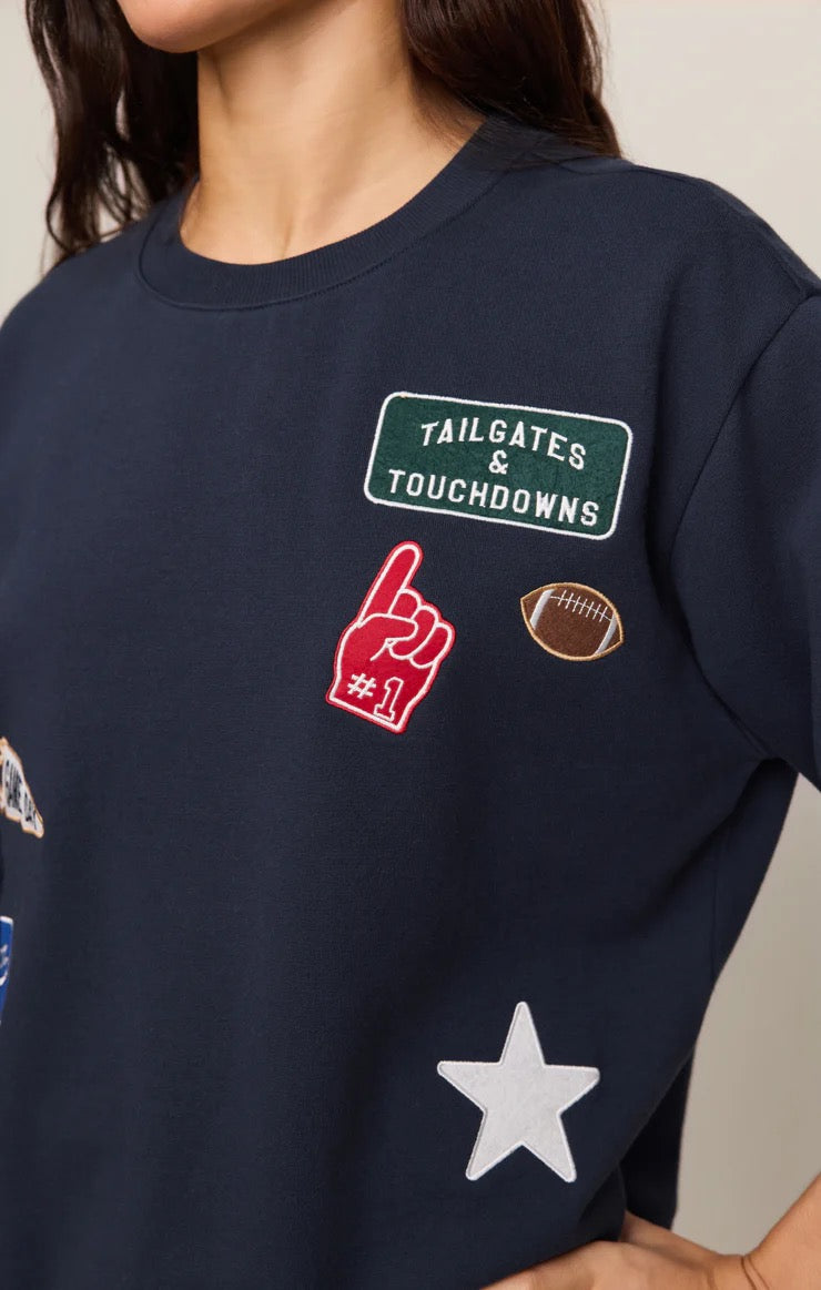 Z Supply - Boyfriend Patch Sweatshirt