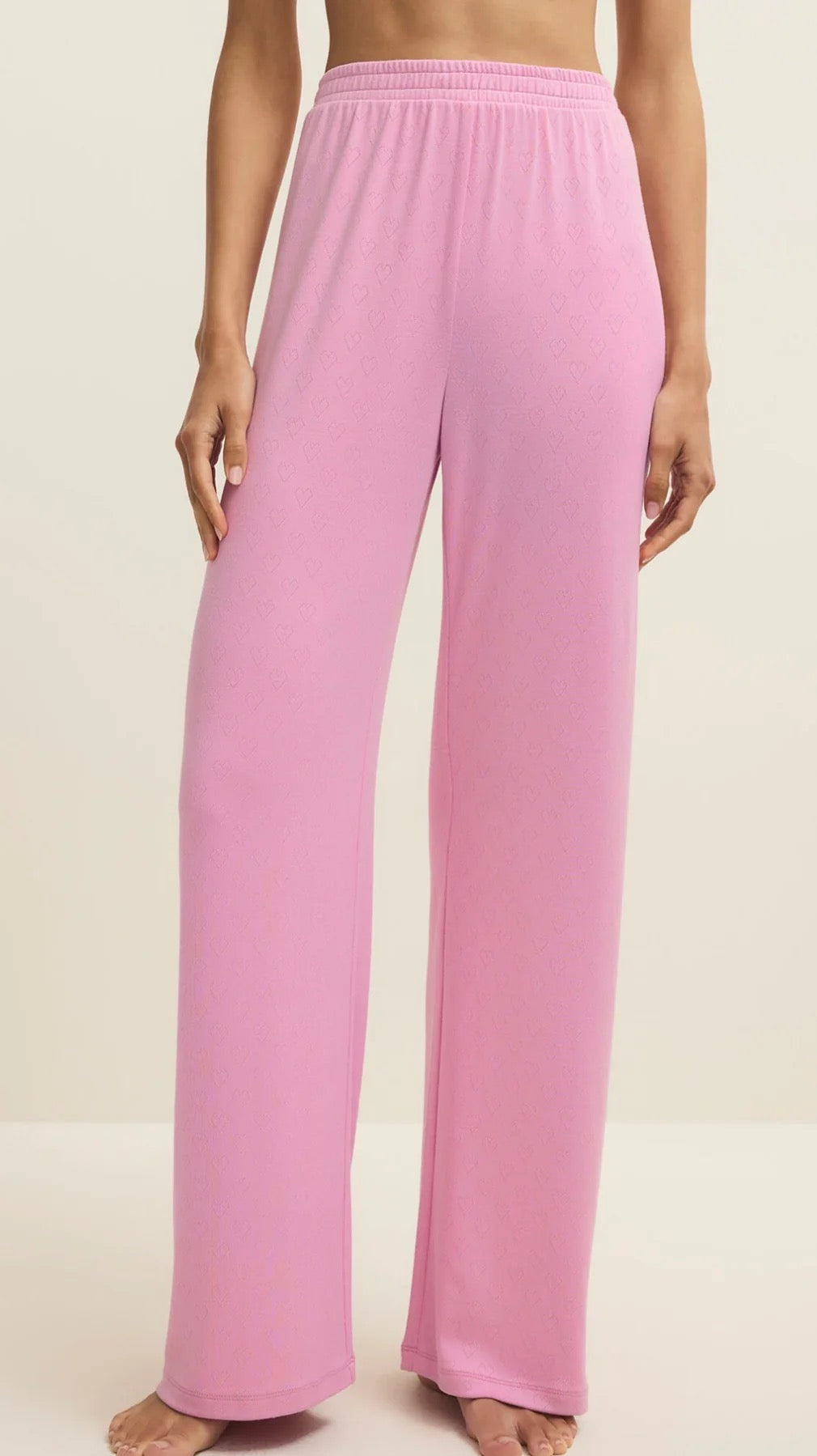 Z Supply - Josie Heart Pant Pink Crush