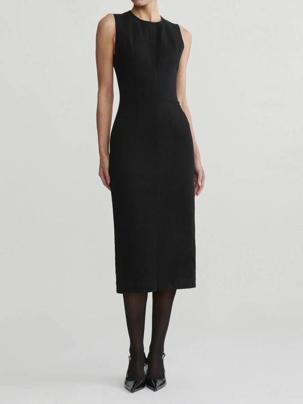 DL1961 - Esme Midi Denim Dress in Black