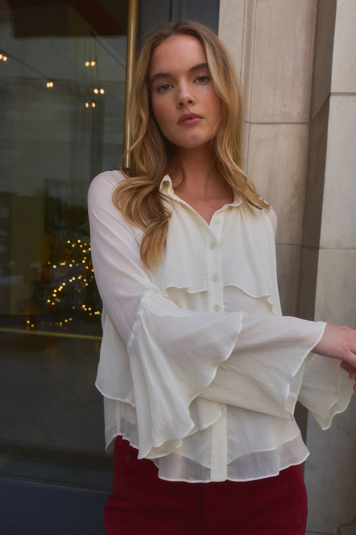 Lucy Paris - Wilfred Ruffle Top