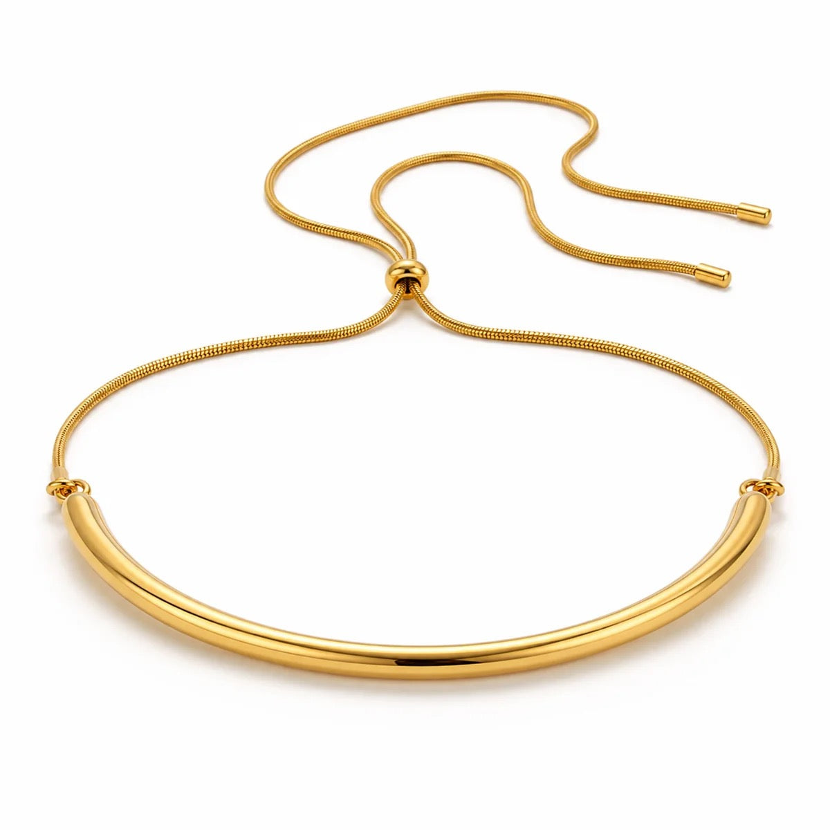 Ellie Vail - Shira Curved Bar Collar Necklace
