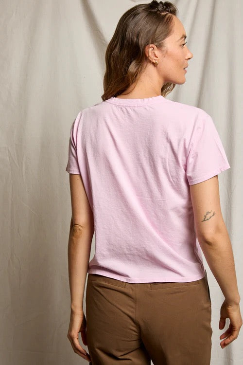 perfectwhitetee - Harley Cotton Short Sleeve Boxy Crew Tee