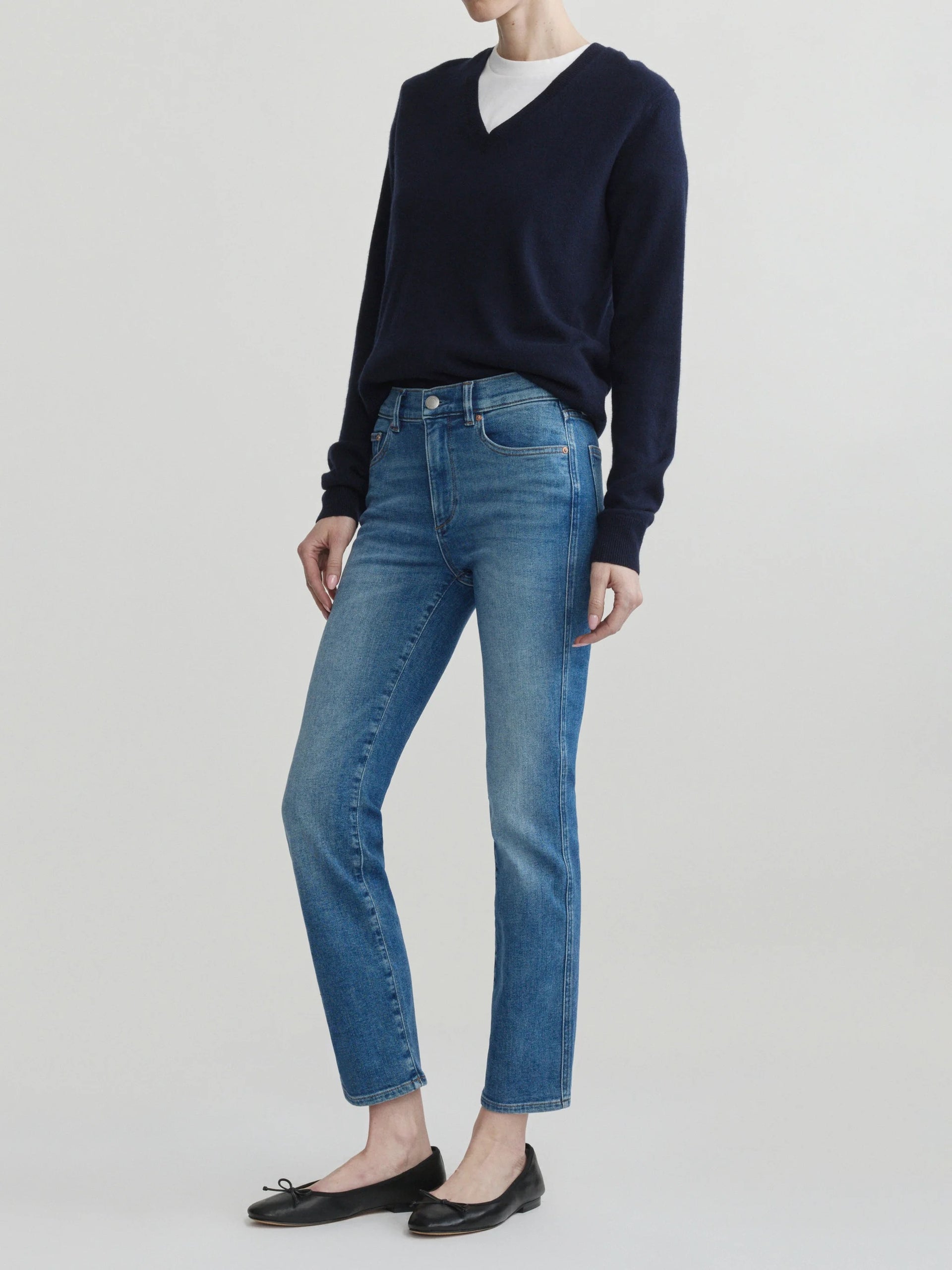 DL1961 - Mara Straight Mid Rise Instasculpt Ankle Jeans