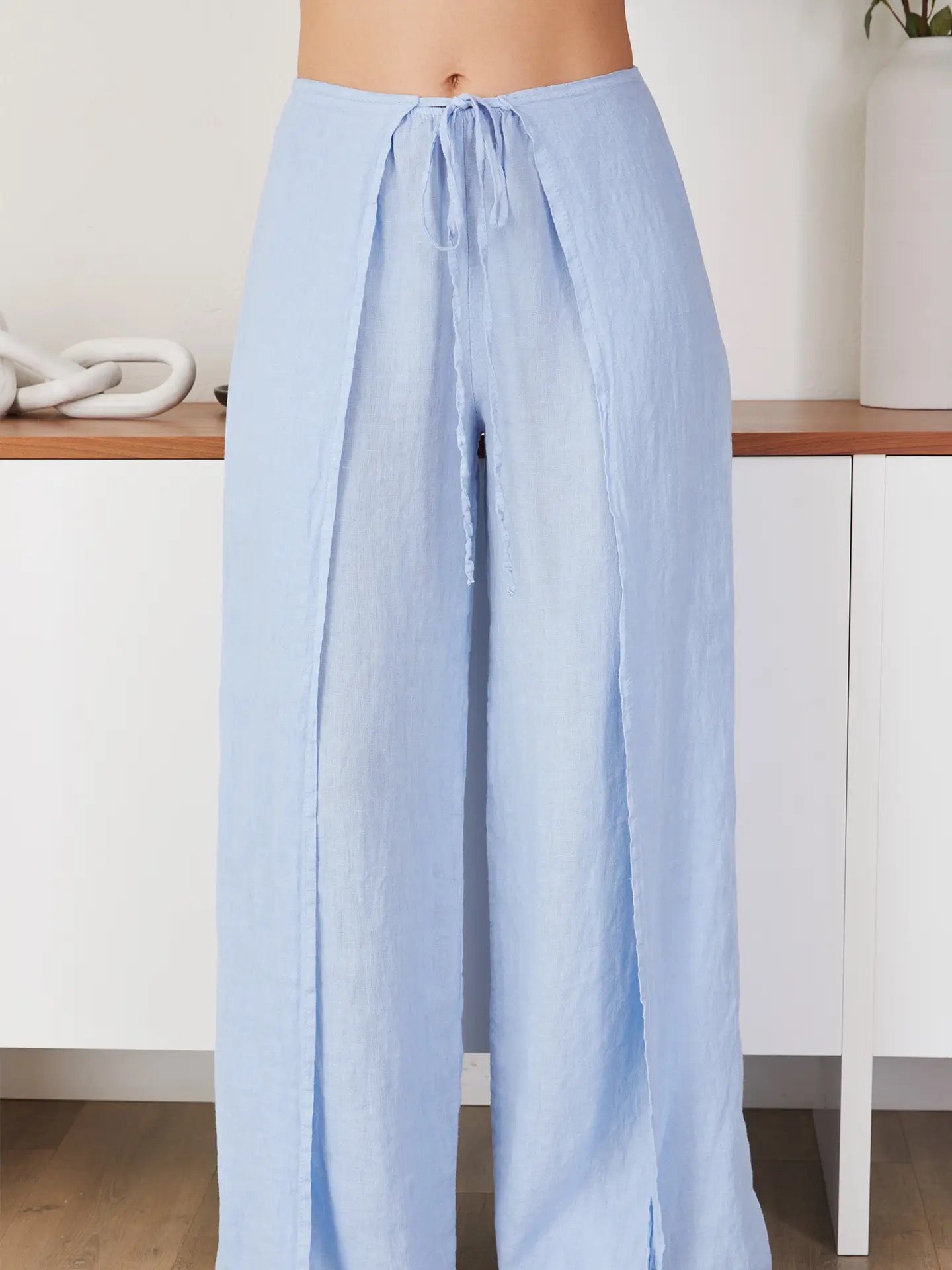 Milio Milano - Linen Pants with Side Panel