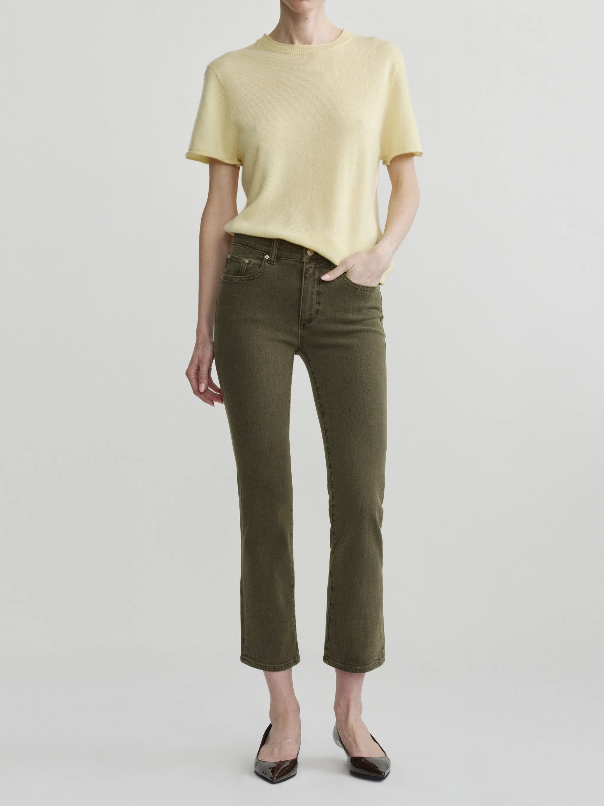 DL1961 - Mara Straight Mide Rise Instasculpt Ankle Jeans
