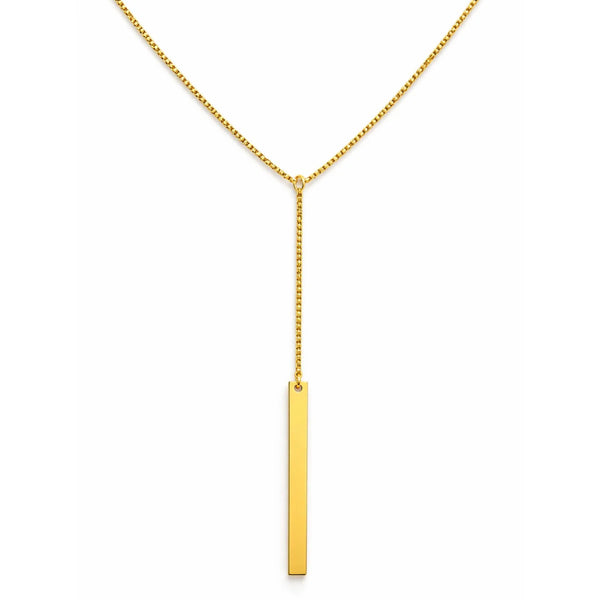 Ellie Vail - Vionetta Lariat Bar Necklace