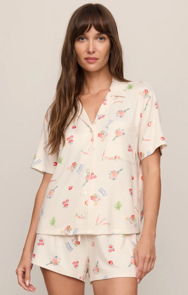 Z Supply - Sunday Market Silky Jersey PJ Top