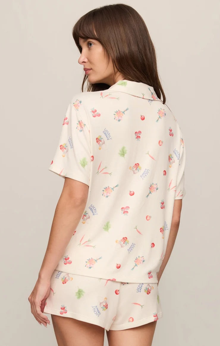 Z Supply - Sunday Market Silky Jersey PJ Top