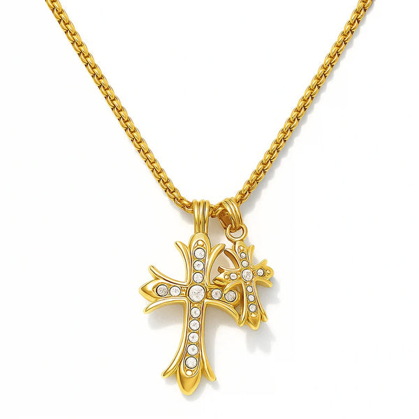 Ellie Vail - Lazara Double Cross Pendant