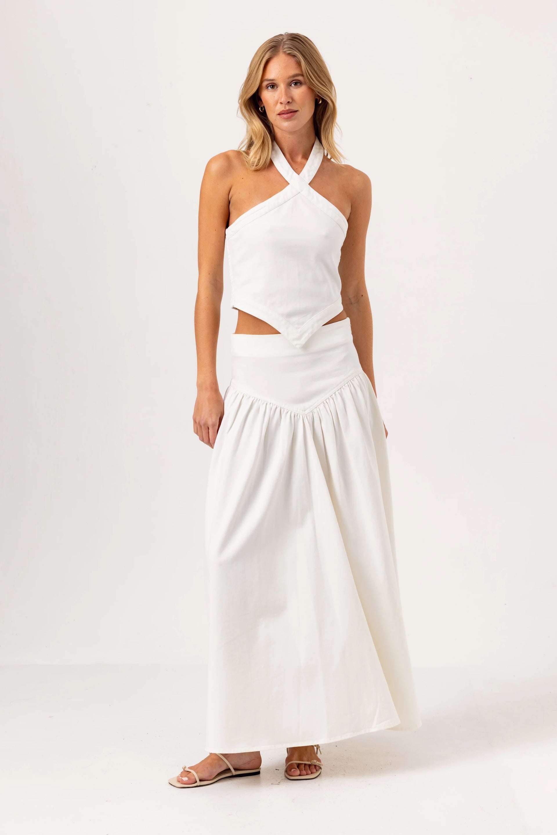we are sundays - Denim Avice Top