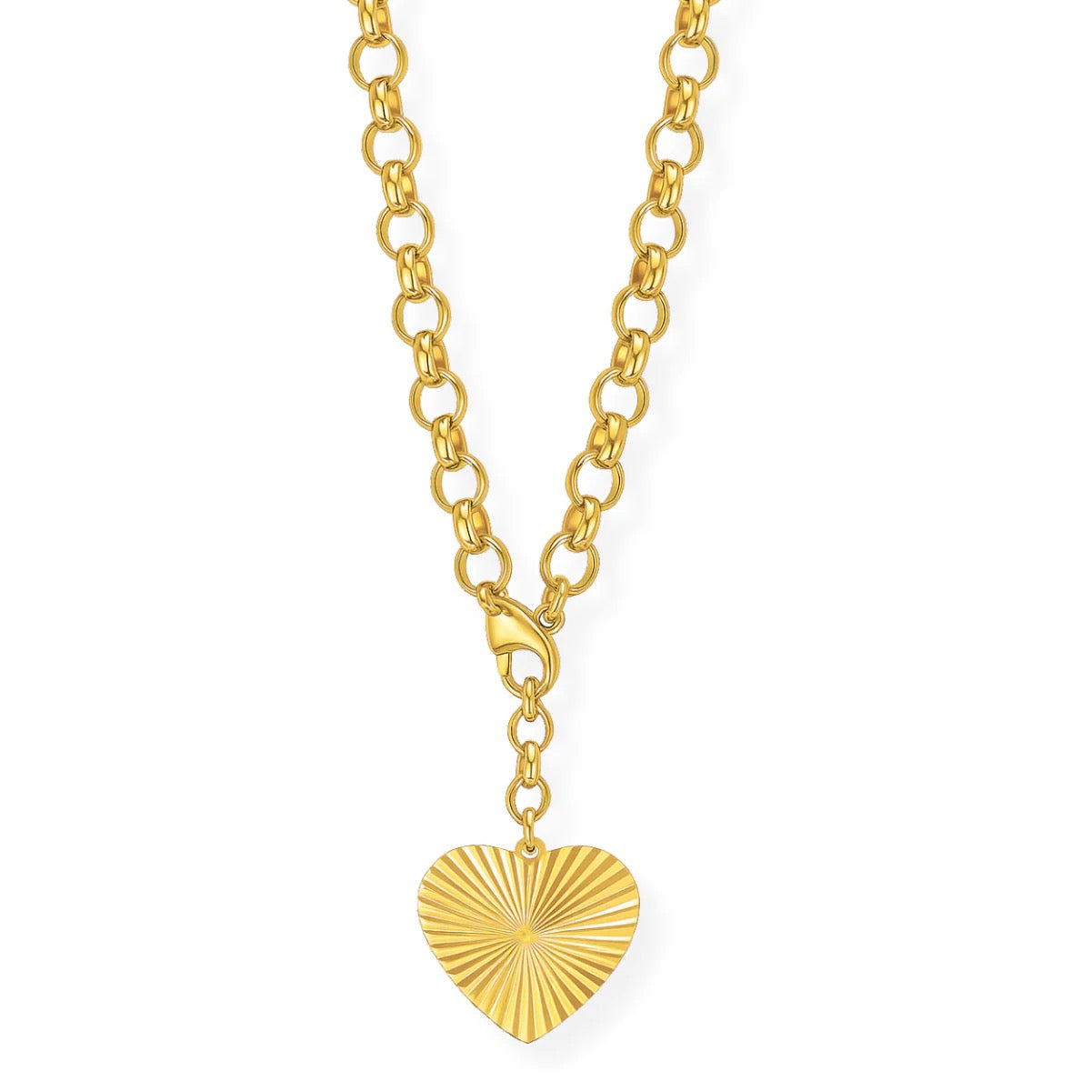 Ellie Vail - Shiloh Heart Lariat Necklace