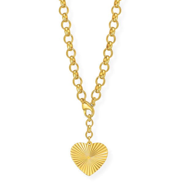 Ellie Vail - Shiloh Heart Lariat Necklace