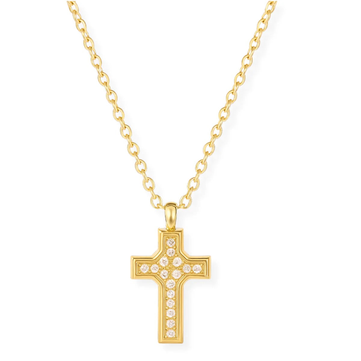 Ellie Vail - Wyatt Mini Cross Pendant Necklace