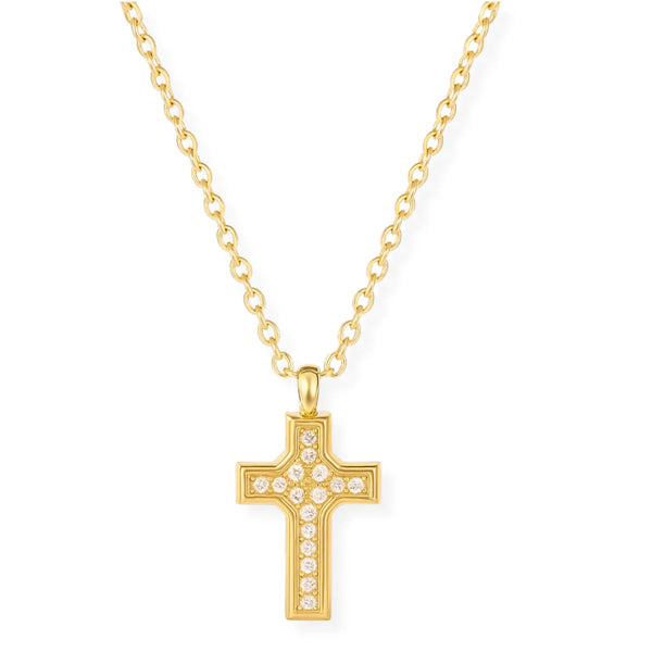 Ellie Vail - Wyatt Mini Cross Pendant Necklace