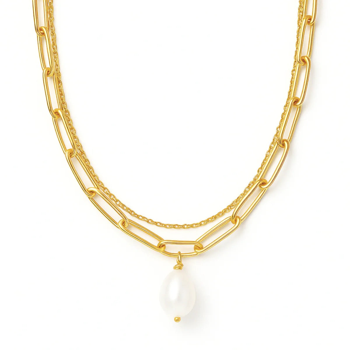 Ellie Vail - Renee Double Chain Pearl Choker