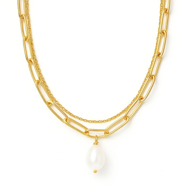 Ellie Vail - Renee Double Chain Pearl Choker