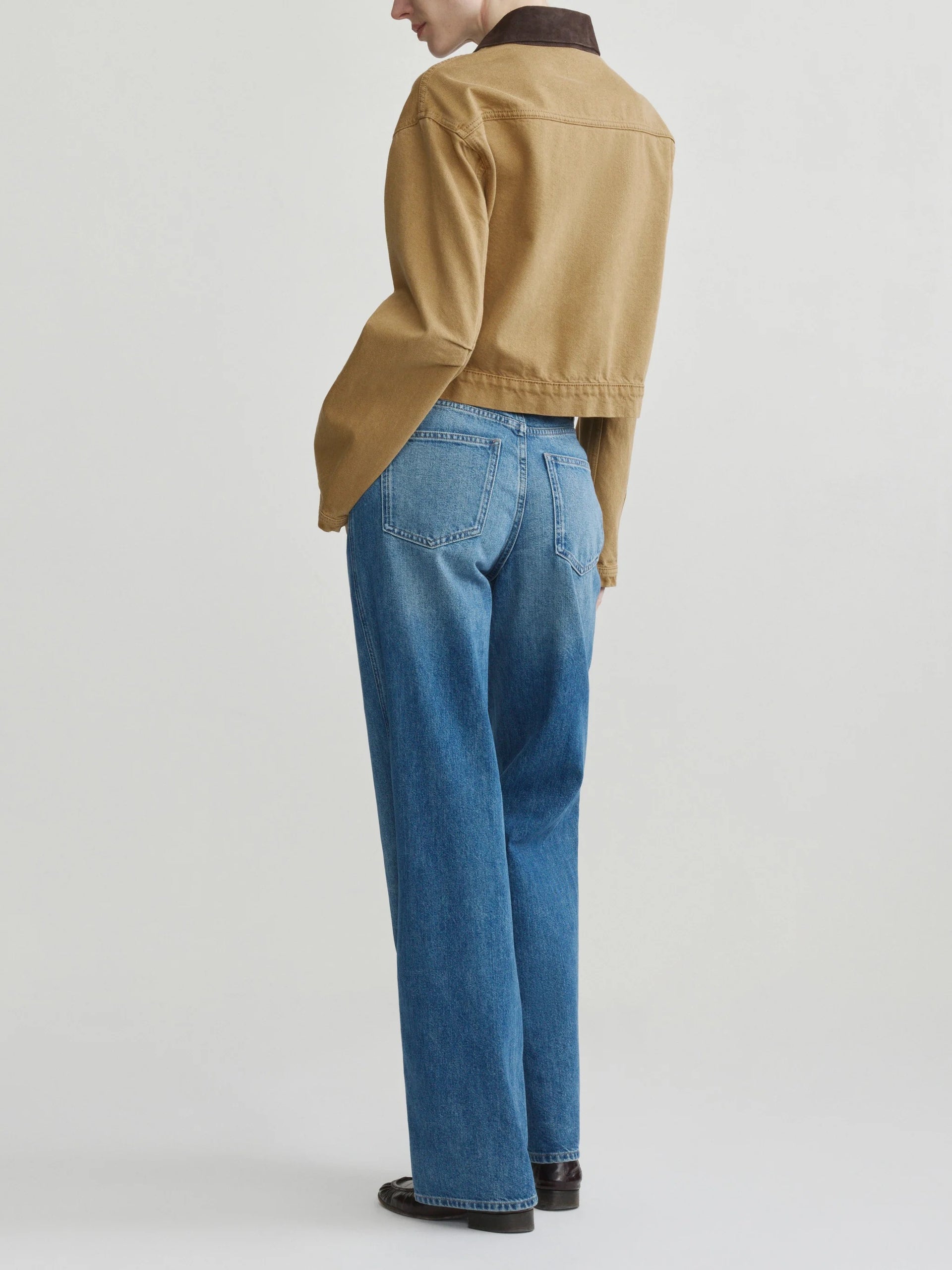 DL1961 - Kaylen Loose Straight High Rise Jeans in Authentic