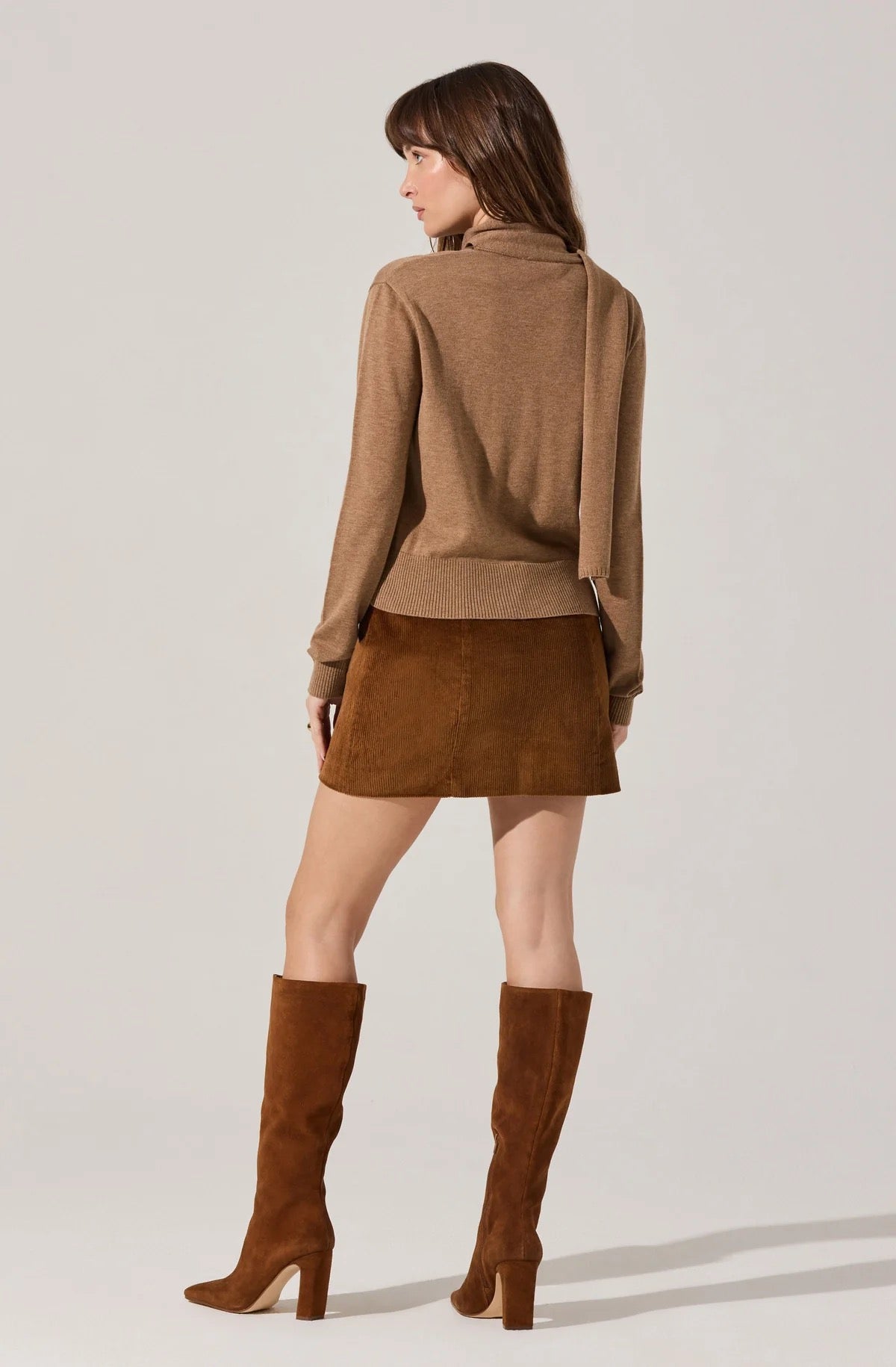 ASTR The Label - Tan Glynne Sweater