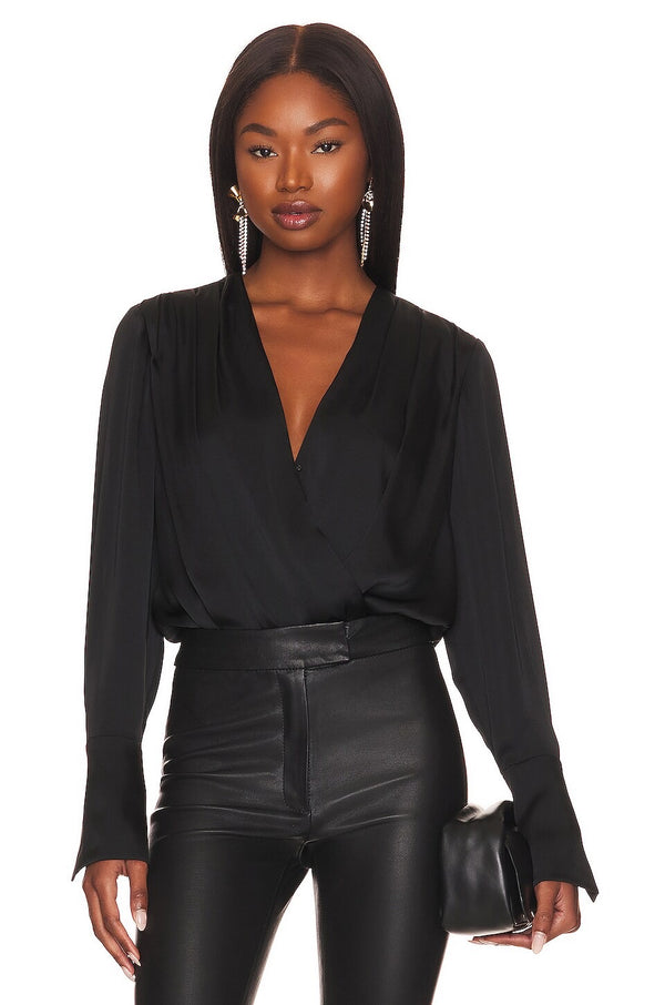 Favorite Daughter - The Date Blouse Thong Bodysuit