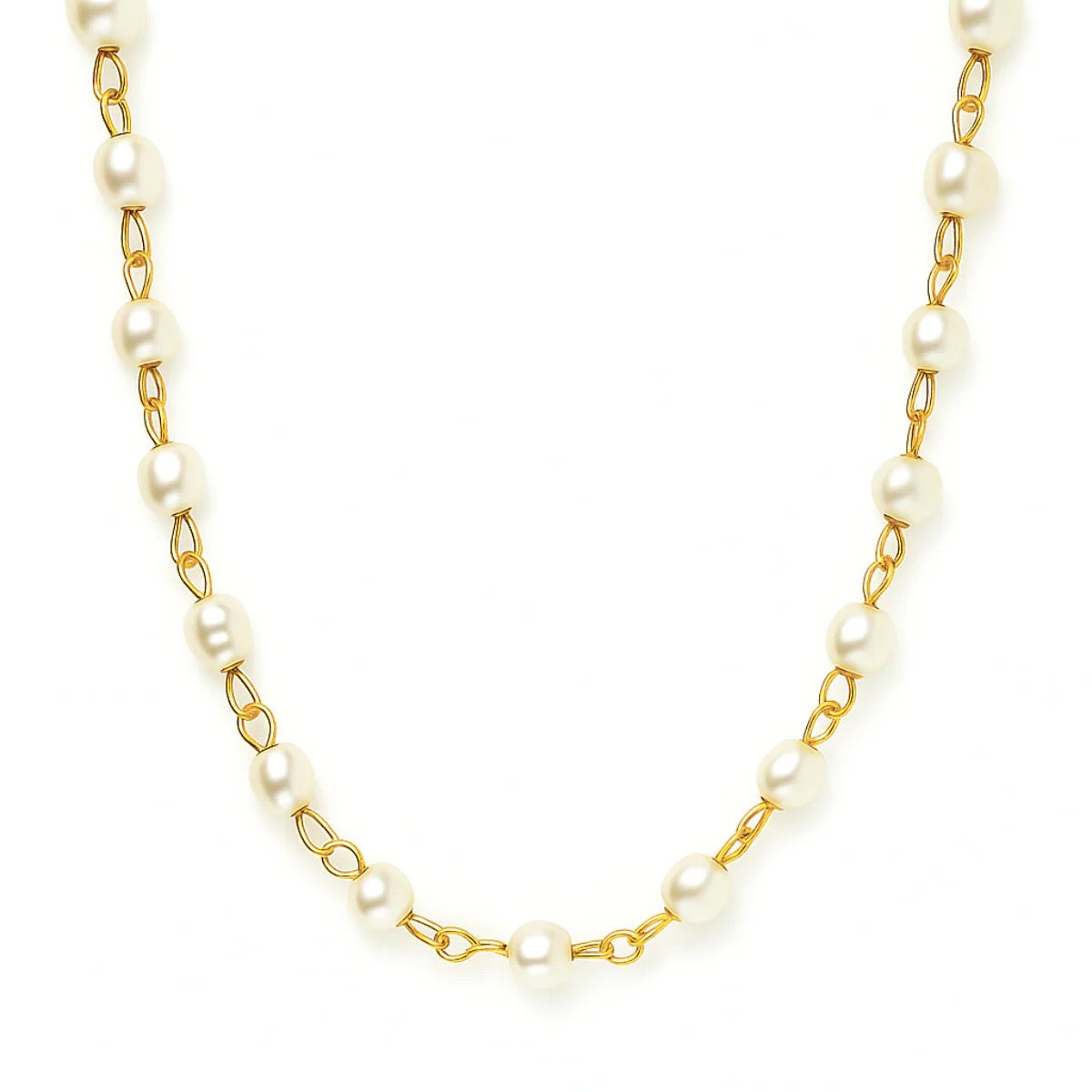 Ellie Vail - Sheena Dainty Pearl Choker Necklace