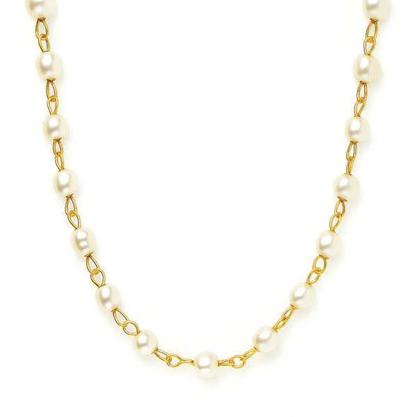 Ellie Vail - Sheena Dainty Pearl Choker Necklace