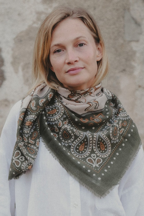 Maison Lecomte Flament - Bandana Rodeo / Wool + Cashmere
