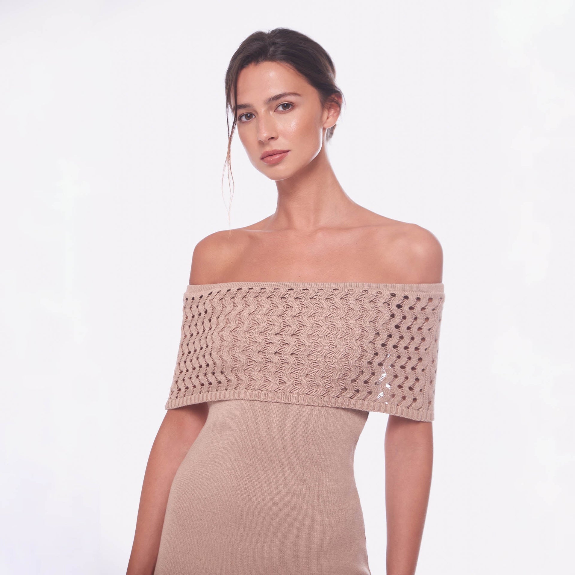 Peixoto - Avril Camel Knit Dress