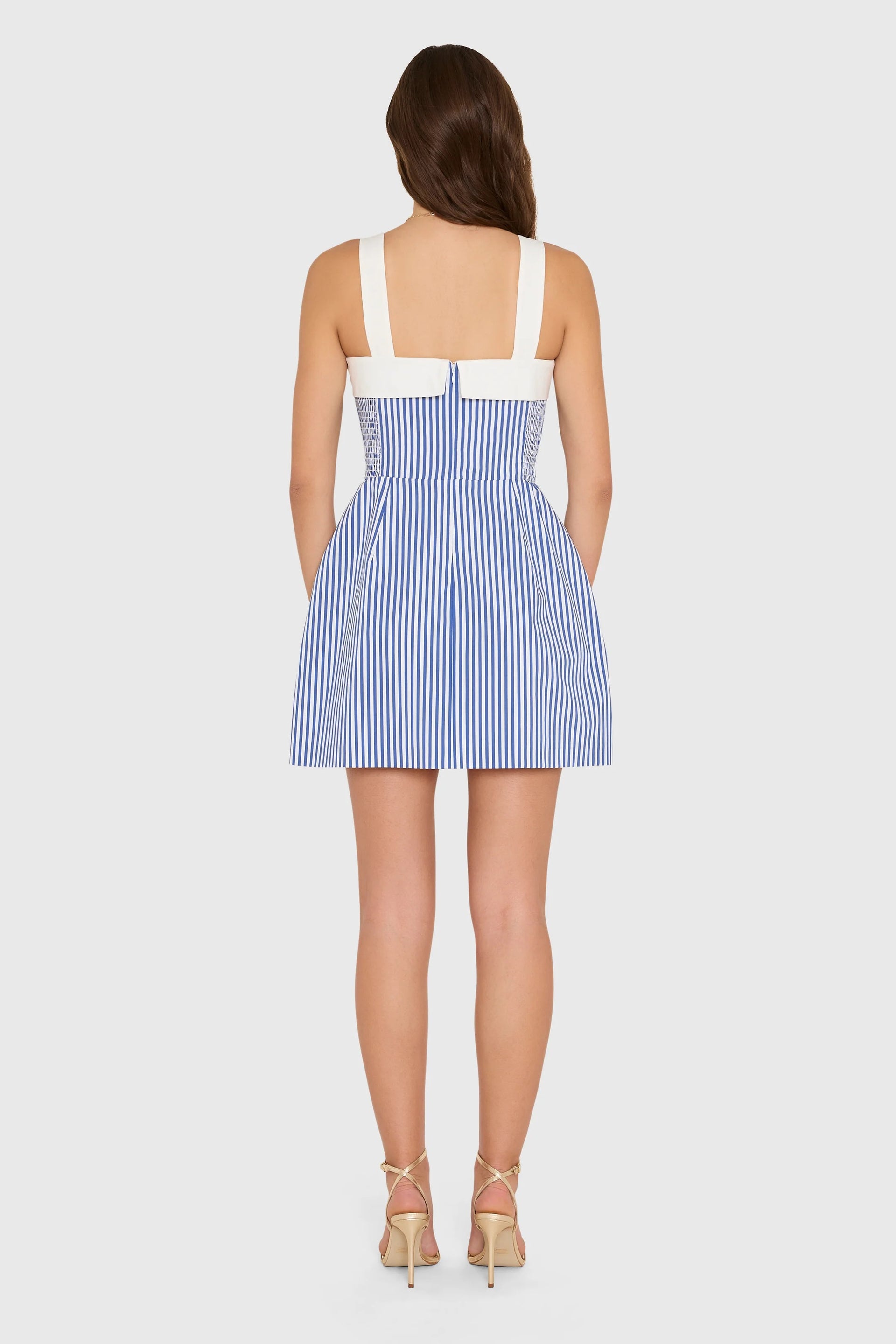 Amanda Uprichard - Mindy Dress in Bayhaven Stripe