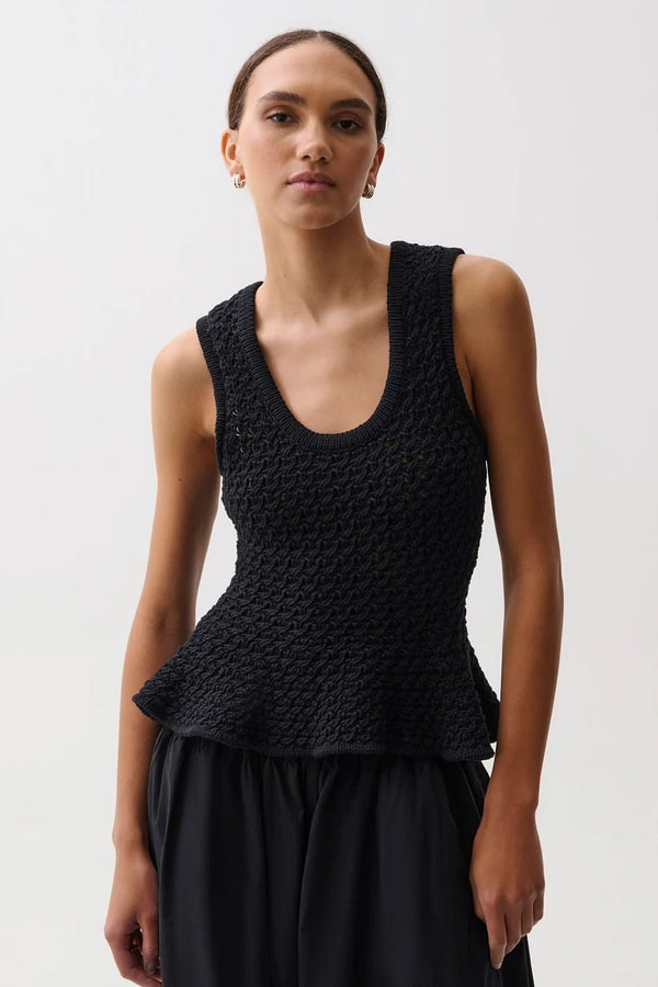 Pistola - Anna Peplum Sweater Tank