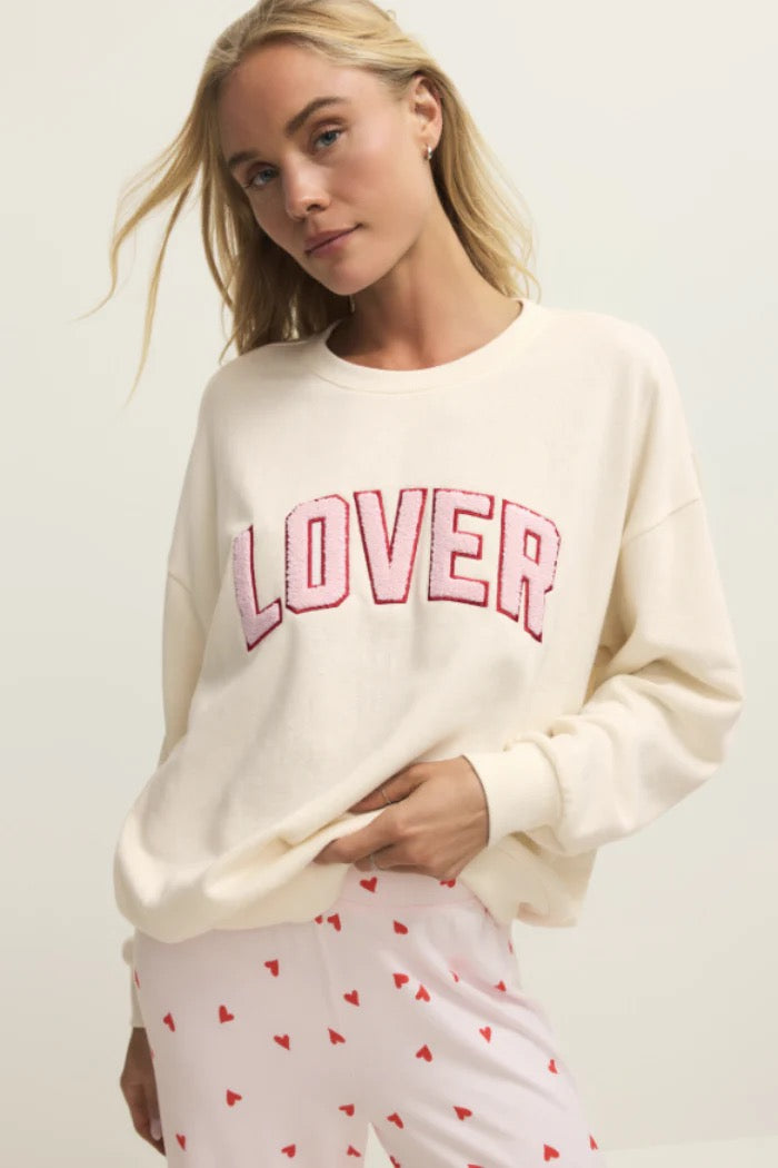 Z Supply - Oversized Lover Sweatshirt Vanilla Ice