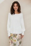 Milio Milano - Ultra Soft Ribbed Batwing Knit Top