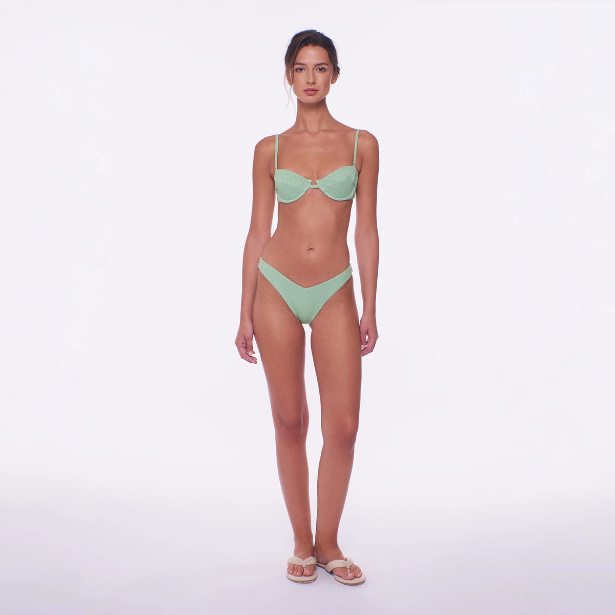 Peixoto - Bella Textured Bikini Bottom