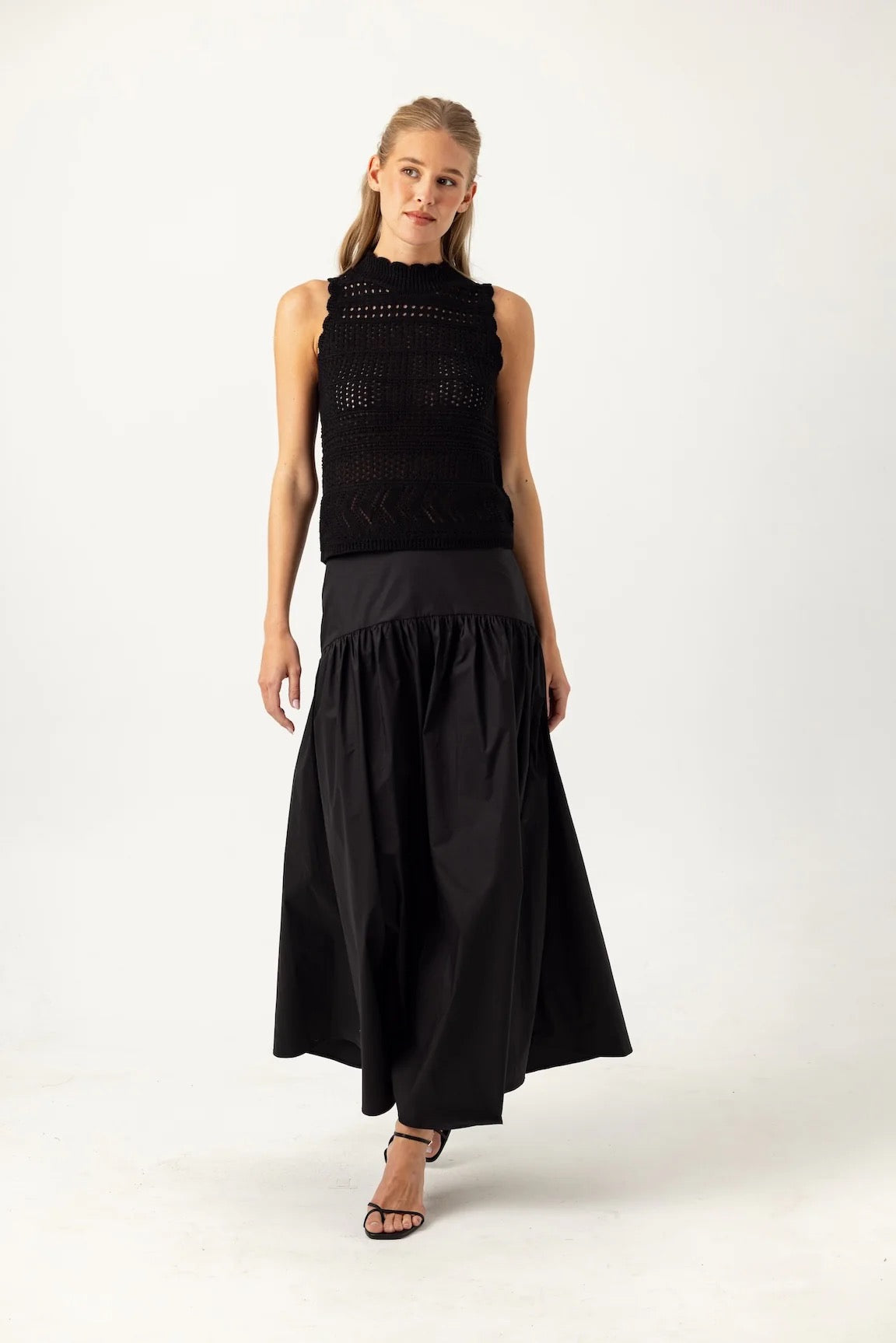 SUNDAYS - Black Celeste Skirt