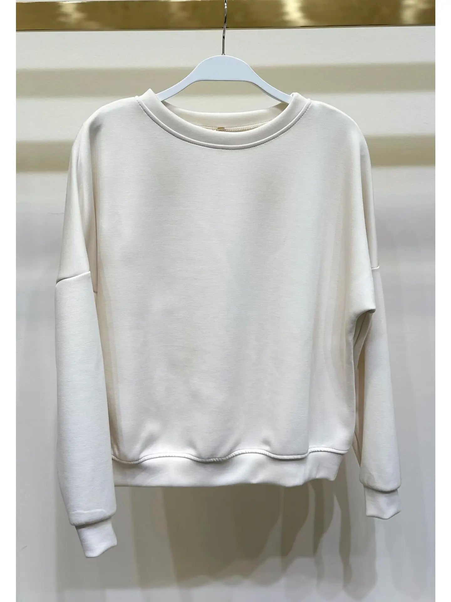 Milio Milano - Soft Touch Solid Long Sleeve Sweatshirt