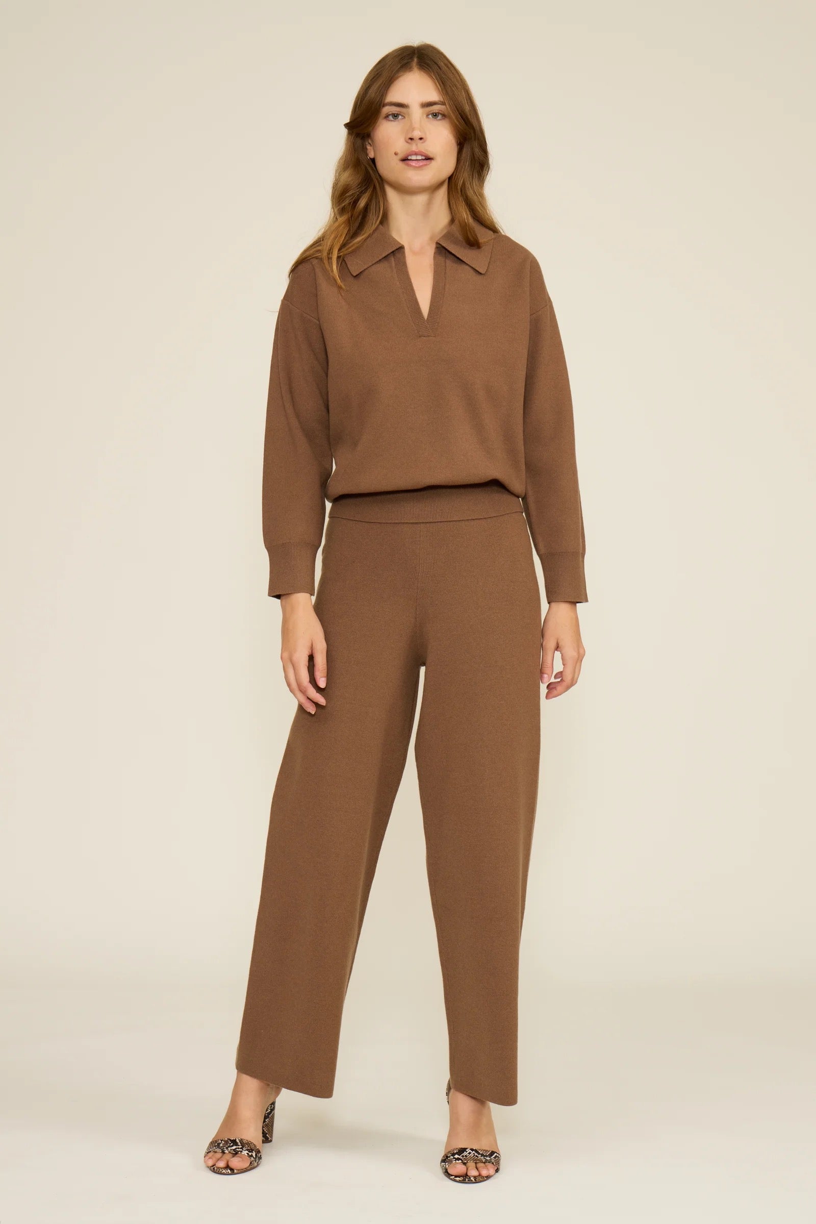 Lucy Paris - Brown Peyton Sweater pant