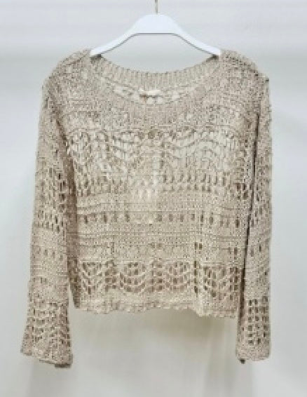 Milio Milano - Crochet Long Sleeve Top