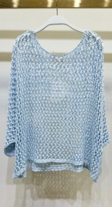 Milio Milano - Open Knit Oversized Crochet Top