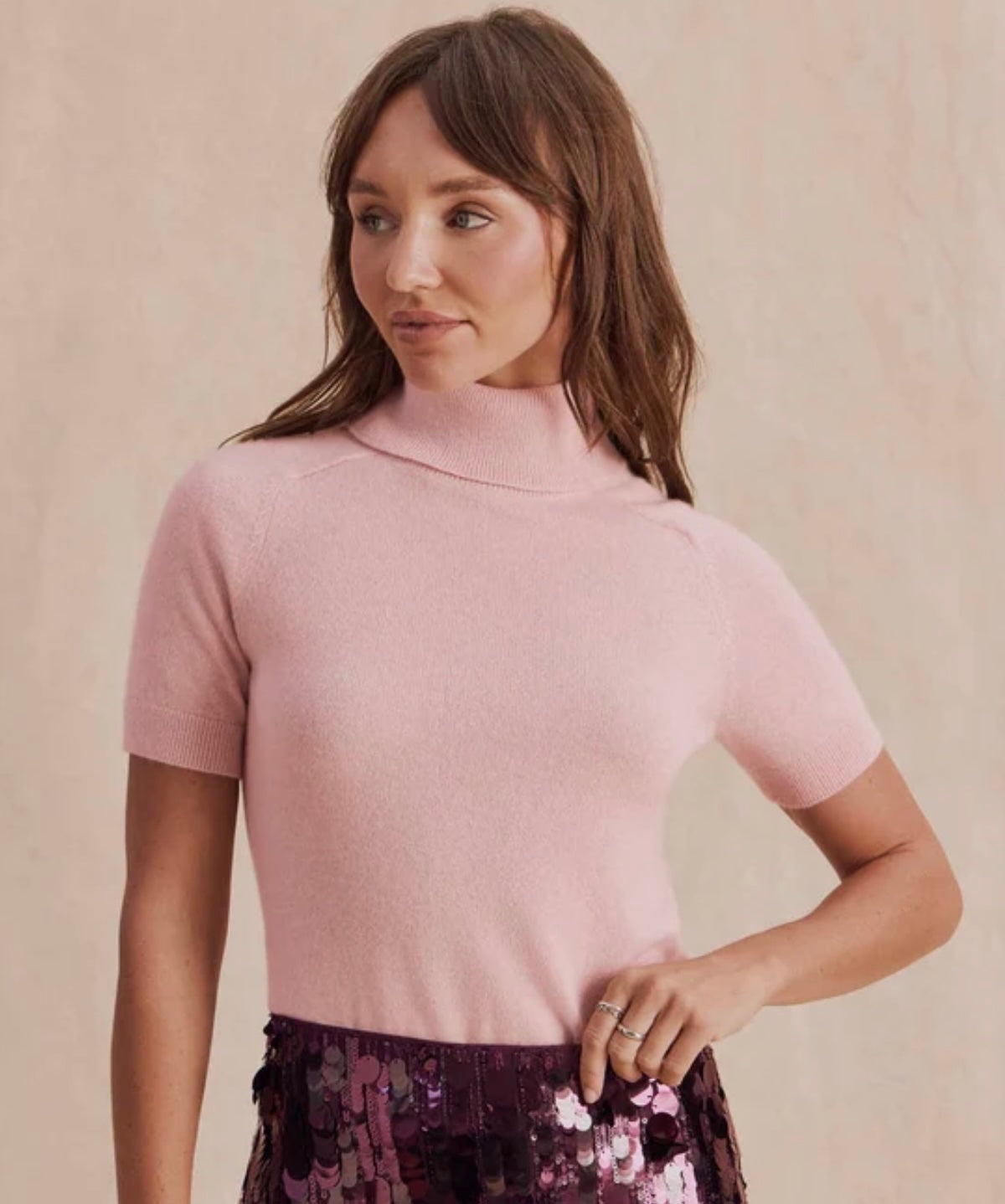 Splendid - Tori Cashmere Short Sleeve Sweater