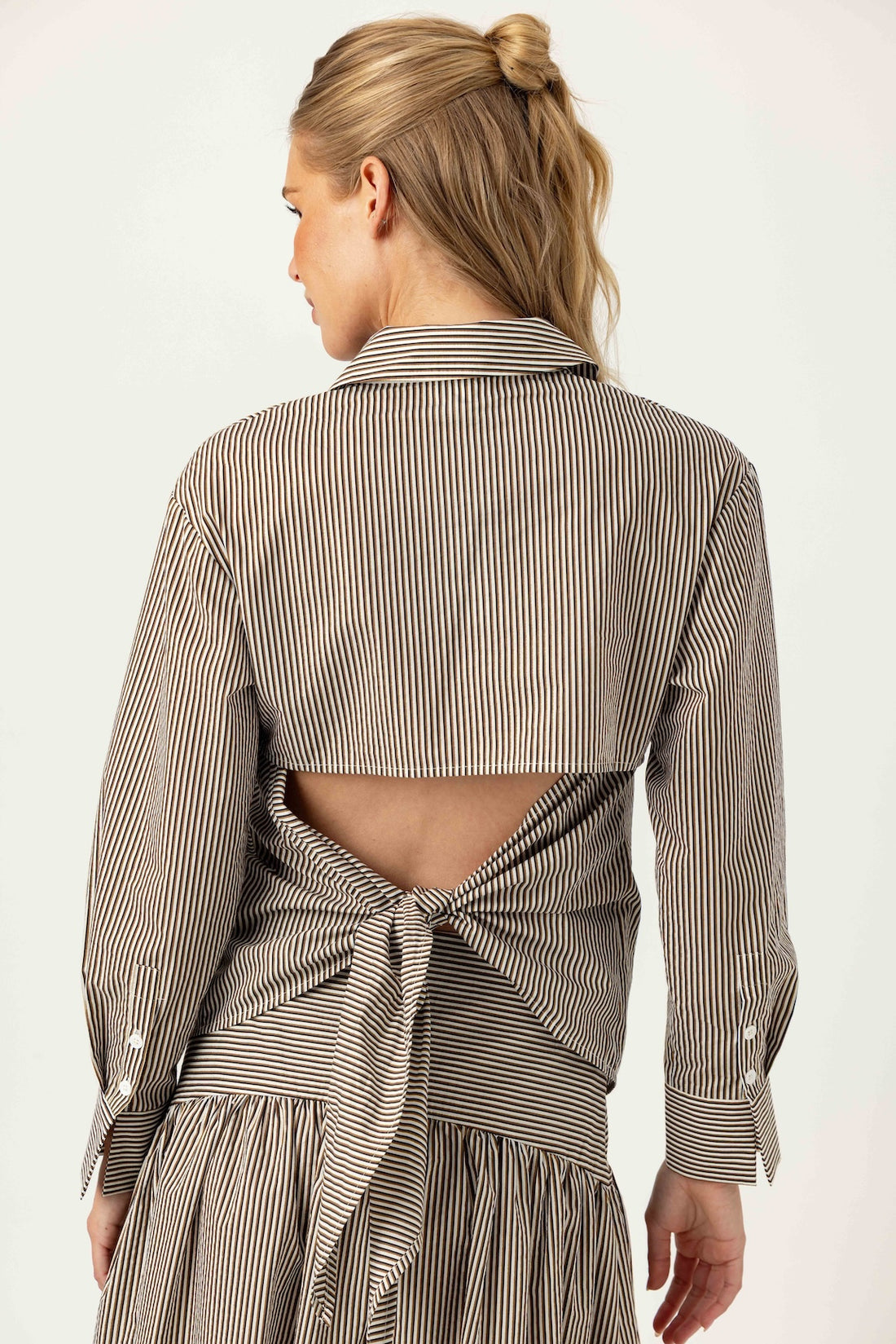 SUNDAYS - Umber Striped Aster Shirt