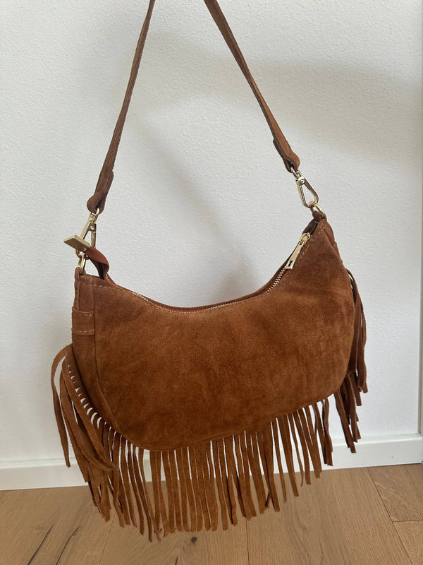 Zh Leather Bags - NINFEA - suede fringes