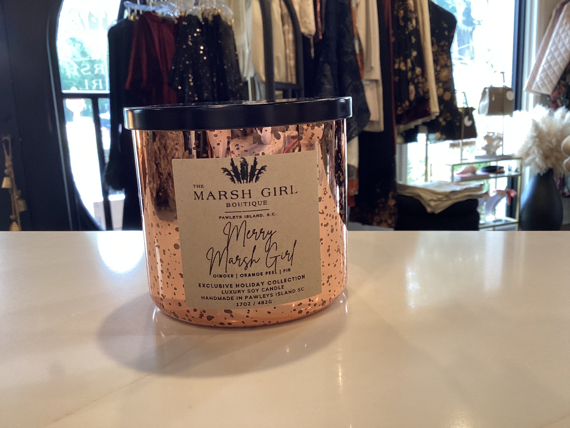 Marsh Girl Festive Candle- Merry Marsh Girl