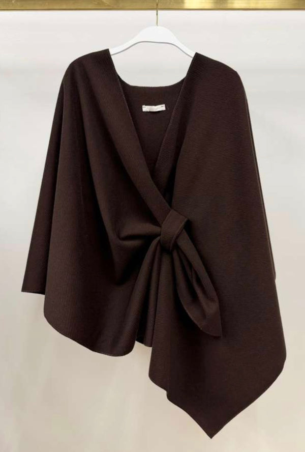 Milio Milano - Textured Cross Front Wrap Shawl