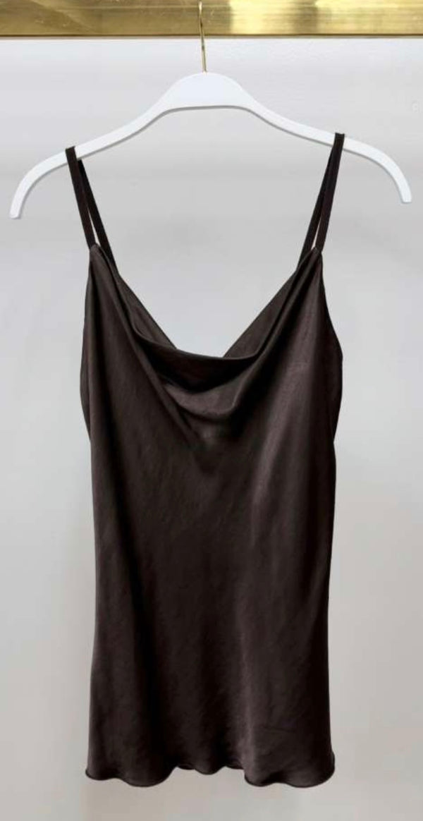 Milio Milano - Adjustable Strap Cowl Neck Viscose Tank