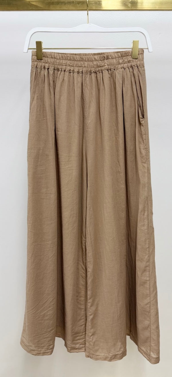 Milio Milano - Wide Leg Cotton Palazzo Pants