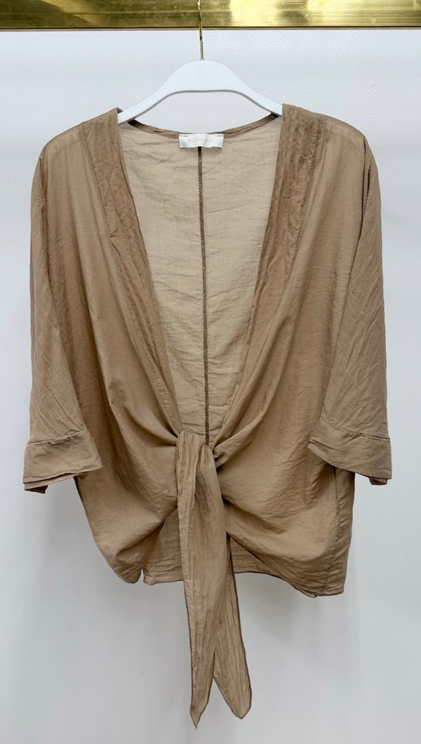 Milio Milano - Cotton Front Tie Top