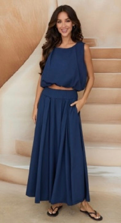 Milio Milano - Cotton Poplin Maxi Skirt
